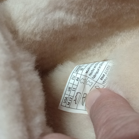 Fireside shearling Dearfoam slippers men's size 12 - Picture 11 of 12